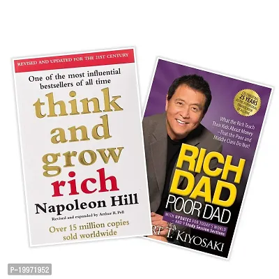 Combo of 2 book set-Think and Grow Rich+Rich Dad Poor Dad(English)