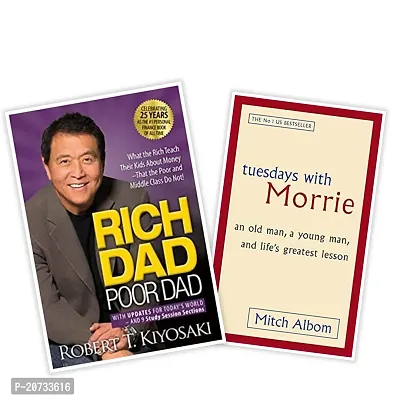 Combo of 2 book- TUESDAYS WITH MORRIE+Rich Dad Poor Dad-Paperback