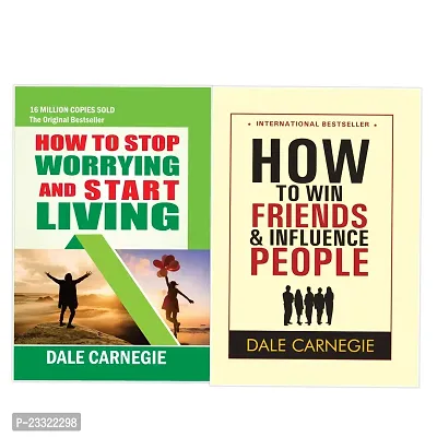 Combo of 2 book set-HOW TO STOP WORRYING AND START LIVING+How To Win Friends And Influence People-Paperback-2023-thumb0