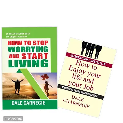 Combo of 2 book set-HOW TO STOP WORRYING AND START LIVING+HOW TO ENJOY YOUR LIFE AND YOUR JOB-Paperback-2023