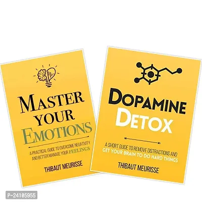 Combo of 2 book set-Master Your Emotions+Dopamine Detox -Paperback-thumb0