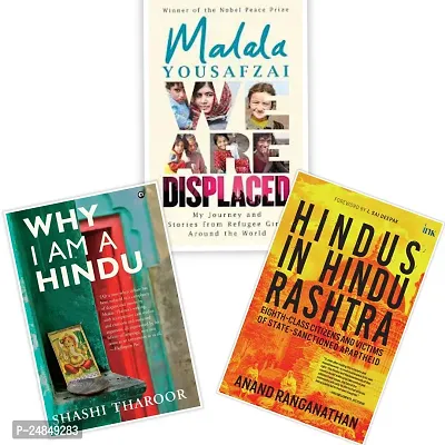 Combo of 3 book set-WE ARE DISPLACED+WHY I AM A HINDU+Hindus in Hindu Rashtra -Paperback