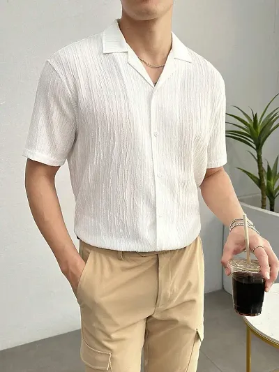 Comfortable Cotton Short Sleeves Casual Shirt 