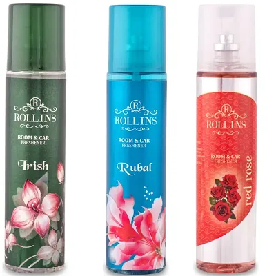 Rubal Rose Air fresheners Spray Combo Pack of 3 (250 ML Each)