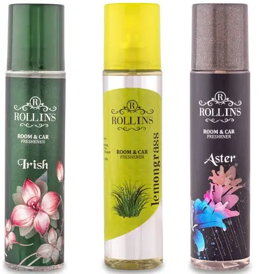 Irish Lemongrass Aster Air Fresheners Spray Pack of 3