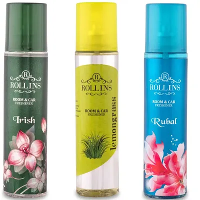 Irish Lemongrass Rubal Air Fresheners Spray Pack of 3