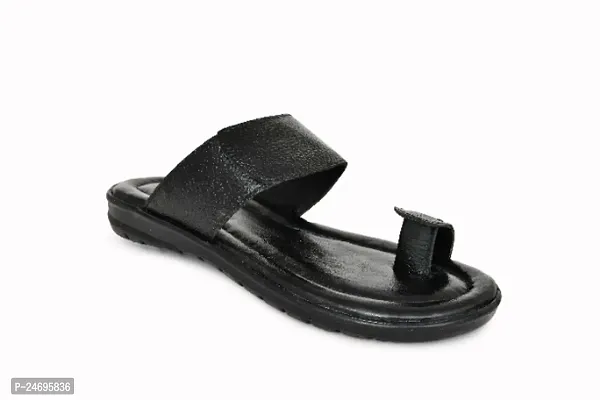latest leather comfortable slippers for men-thumb0