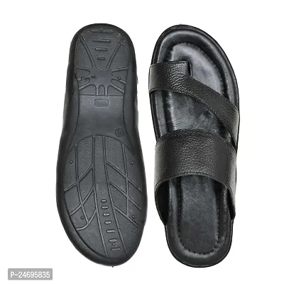 Latest Genuine leather slippers sandals for man-thumb4