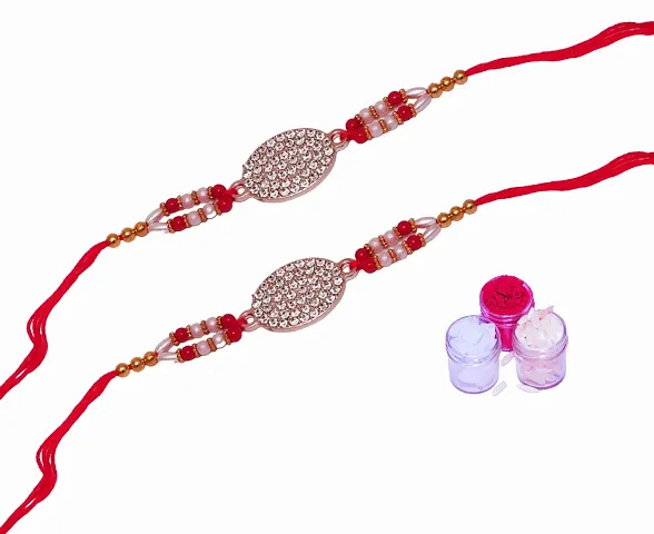 Beautiful Rakhi for Raksha Bandhan festival Pack of 2