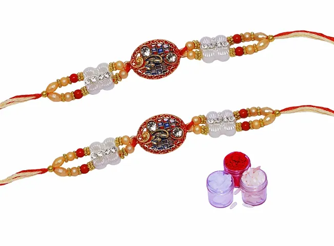 Beautiful Rakhi for Raksha Bandhan festival Pack of 2