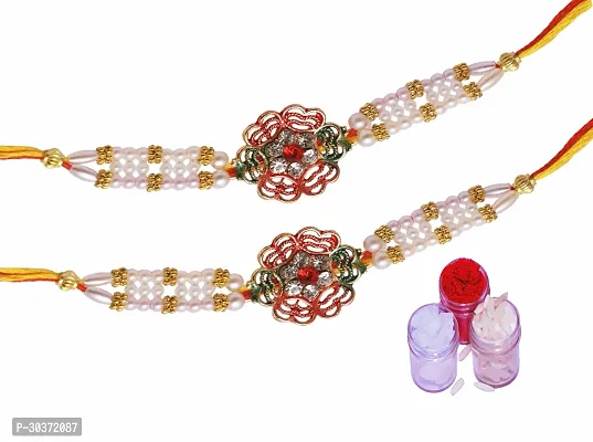 Beautiful Rakhi for Raksha Bandhan festival Pack of 2-thumb0