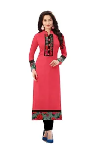 RAMDEV Women's Cotton Straight Kurta (Pack of 3) (Combo Kurti for Girl2_Multi_Free Size)-thumb4