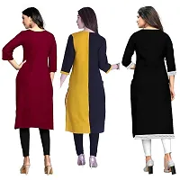 Platinum Creation Women's Cotton Unstitched Kurta (Multiolour, Free Size)-Combo of 3-thumb1