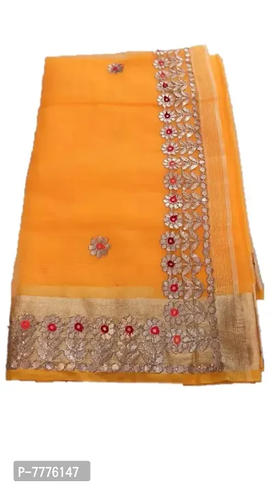 Anny Designer Women's & Girl's Banarasi Synthetic Saree With Blouse Piece (jp-85471255968_Multi color)-thumb0