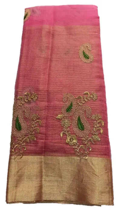 Banarasi Synthetic Sarees With Blouse Piece