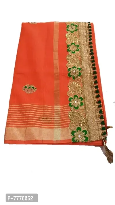 Pure organja Gotapatti work saree NR gs – Priyaz Gallery