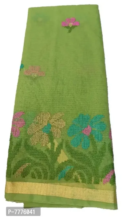 Women Banarasi Synthetic Saree With Blouse Piece (jp-85471255968_Light Green)