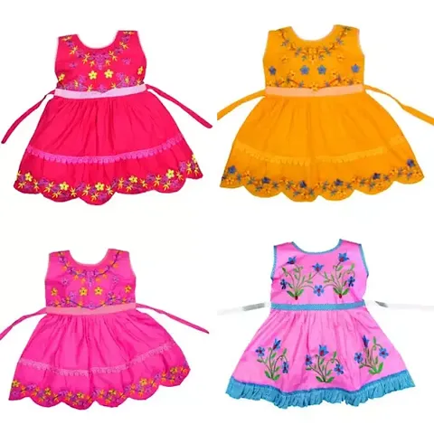 Stylish Frock For Girl Pack Of 4