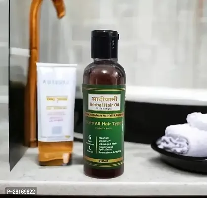 Adivasi Herbal Hair Oil - 110ml-thumb0
