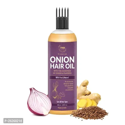 Onion Hair Oil No Mineral Oil  Silicones-thumb0