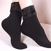 Stylish Velvet Socks for Women 4 Pair-thumb1