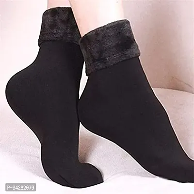 Stylish Velvet Socks for Women 4 Pair-thumb2