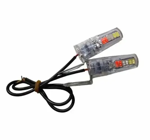 Crystal Cone Shaped Multicolor Blinking Strobe LightParking Light for Universal Vehicles