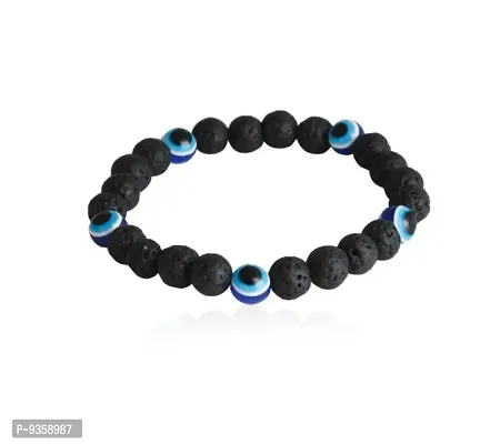 Stylish Fashion Evil Eye Bead Crystal Bracelet for Women  Men-thumb0