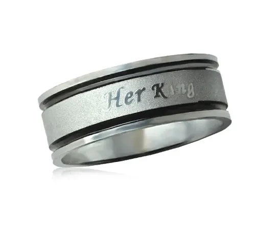 Stylish Brass Silver Rings For Men