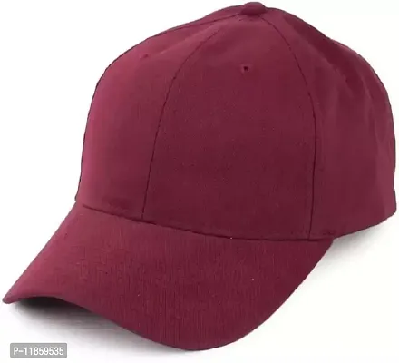 SELLORIA Brand Maroon Colour Cap Unisex Cap Quick Drying Sun Hat for Summers Activites Sports Baseball Hat for Mens Pack of 1