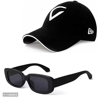 SELLORIA Brand Baseball with Sunglass Caps for Men and Women (Pack of 2) Multicolour