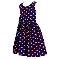 Girl's Polka Dot Casual Wear Frock-thumb4