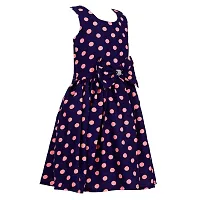 Girl's Polka Dot Casual Wear Frock-thumb2