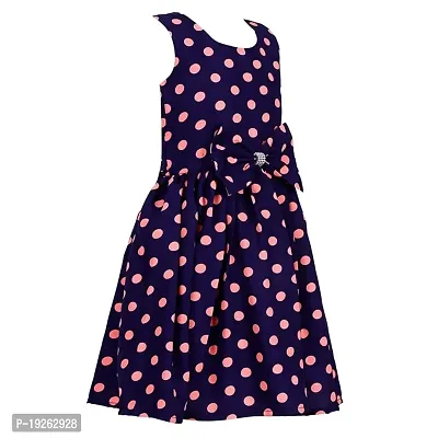 Girl's Polka Dot Casual Wear Frock-thumb3