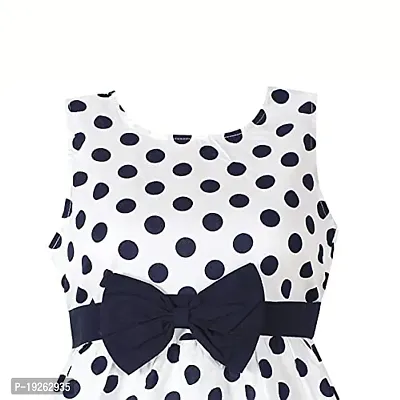 Girl's Polka Dot Casual Wear Frock-thumb3