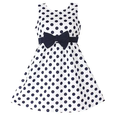 Girls Crepe Printed Frock