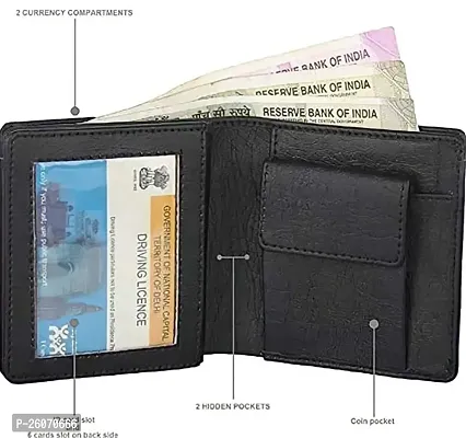 Stylish Artificial Leather Short Length Wallet For Men-thumb0