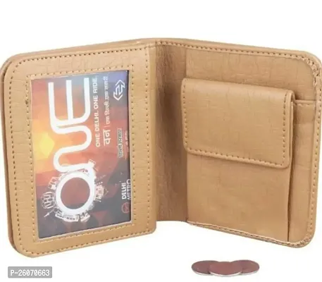 Stylish Artificial Leather Short Length Wallet For Men-thumb0