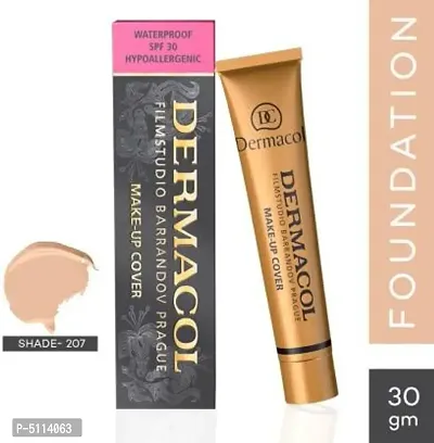 Dermacol Waterproof SPF 30 Make-Up Cover Foundation Light Foundation (207, 30 G)-thumb0