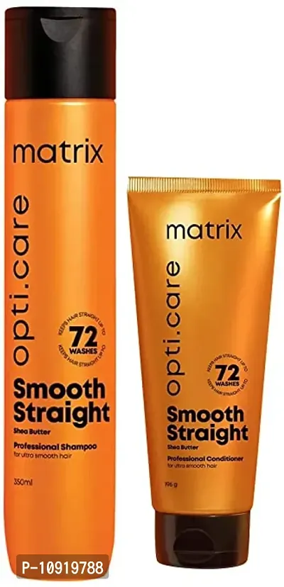 Opti.care Smooth Straight Professional Ultra Smoothing Shampoo and Conditioner Combo (350ml + 196g)-thumb0