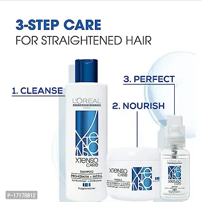 L'Oreacute;al Professionnel Xtenso Care Shampoo For Straightened Hair, 250 ML |Xtenso Care mask, 196 gm | Shampoo  Mask for Starightened Hair-thumb4