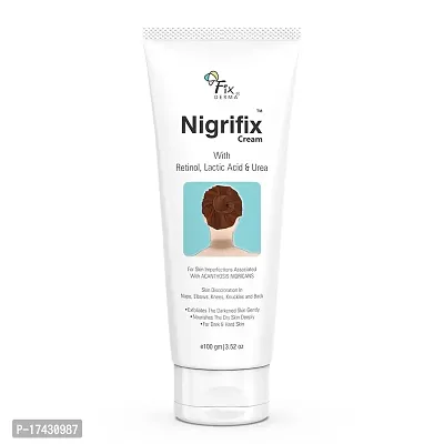 Nigrifix cream for Acanthosis Nigricans | For Dark Body Parts Like Neck, Knuckles, Armpits, Ankles, Thighs, Elbows | Exfoliant- 100g-thumb0
