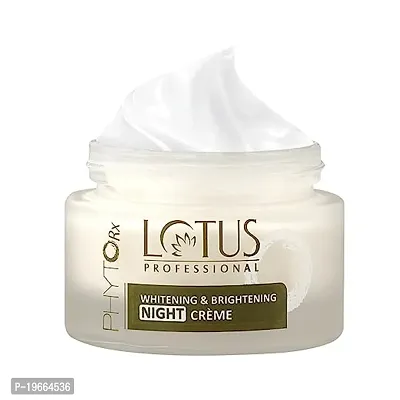 Lotus Professional Phyto Rx Whitening  Brightening Night Cream, Natural, 50 g
