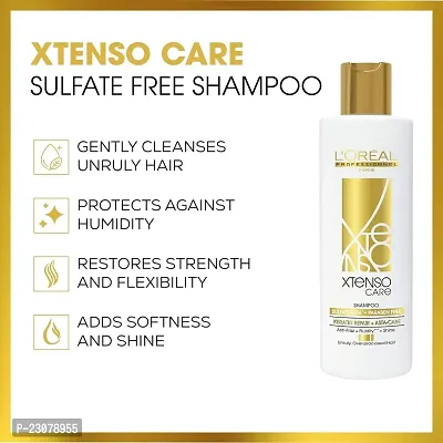 L'Oreacute;al Professionnel Xtenso Care Sulfate-free* Shampoo 250ml and Hair Masque 200ml Combo for All Hair Types (Pack of 2)-thumb5