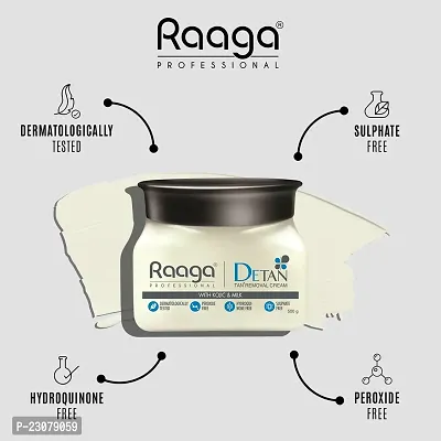 Raaga Professional De-Tan Tan removal Cream Kojic  Milk, 500 GM-thumb5