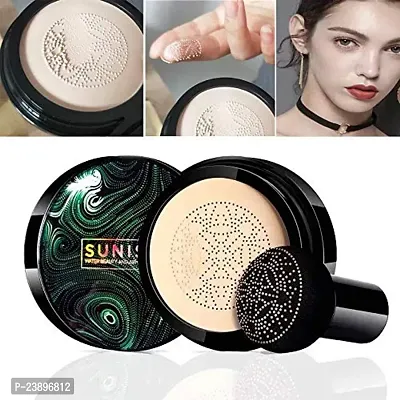 SUNISA CC and BB Water Proof Foundation Cream with Air Cushion Mushroom