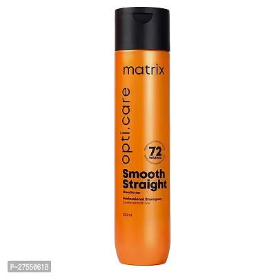 Matrix Opti.Care Professional Shampoo and Conditioner Combo for Salon Smooth Straight Hair | Control Frizzy Hair 350 ml-thumb0