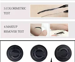 Profesional 2 in 1 Music Flower Gel Eyeliner Kajal Black-thumb2