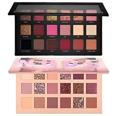 Premium Quality Nude & Rose Gold Edition Eyeshadow Palette Combo