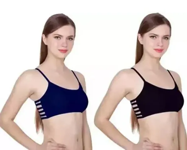 Stylish Solid Bras For Women Pack Of 2